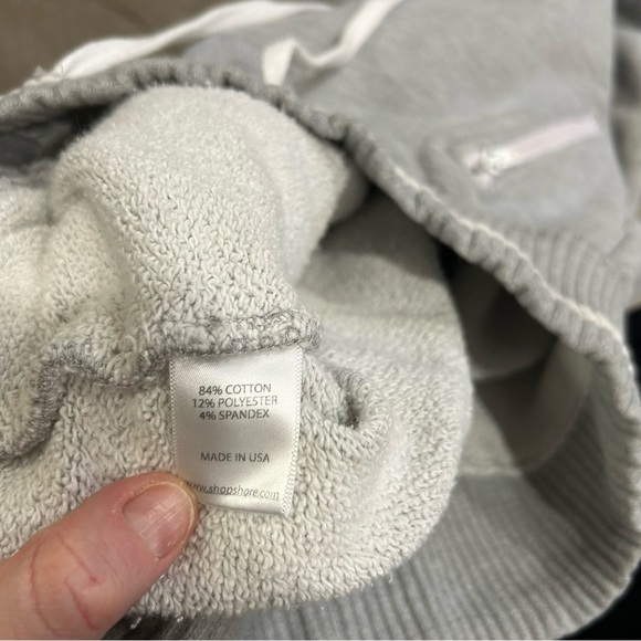 Shore Shop Women’s Gray Jogger Drawstring Sweatpants Cotton Blend Size Small - Picture 5 of 6